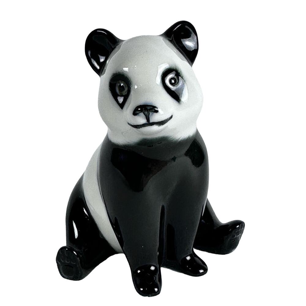 Royal Dux Panda Porcelain Figurine Excellent Condition Bohemia